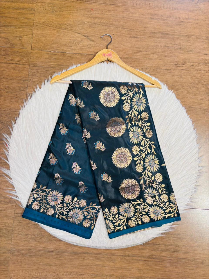 Flowy Magic (Satin Silk Saree)