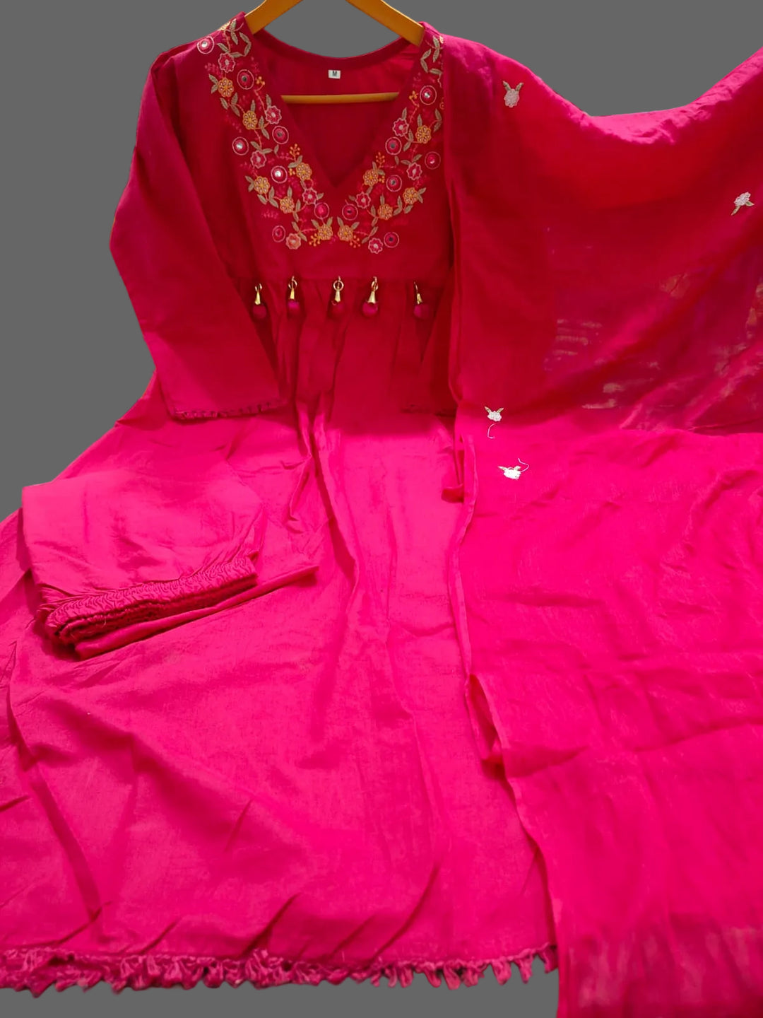 Cheers To summer Designer Cotton Kurti Set