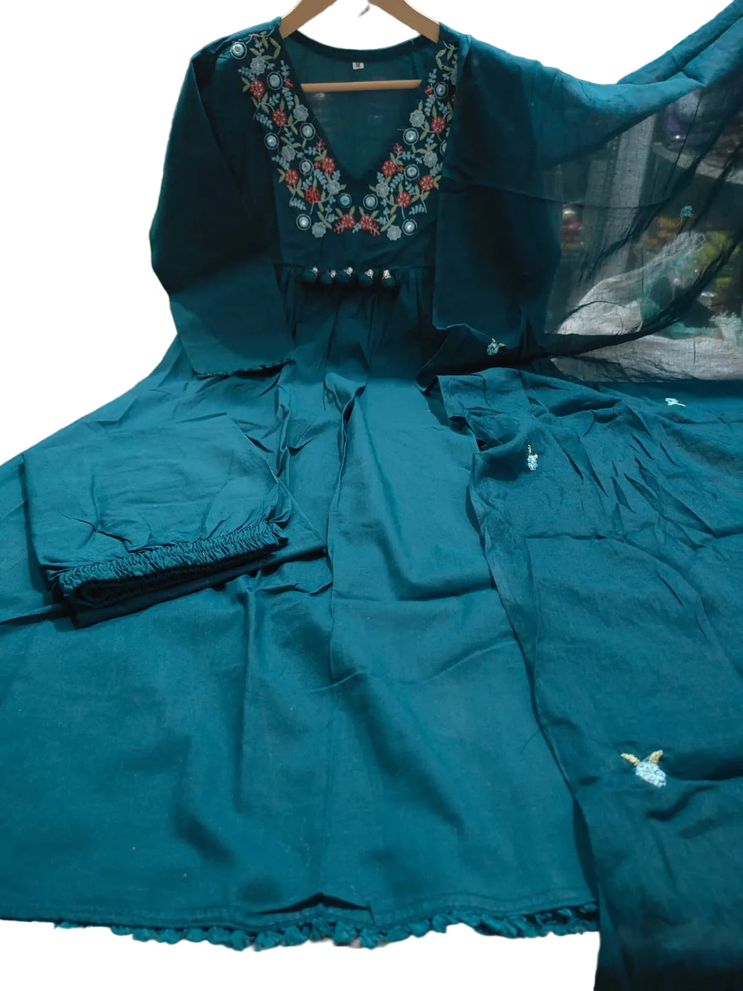 Cheers To summer Designer Cotton Kurti Set