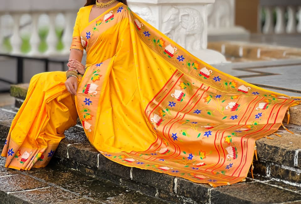 Mumbai Mood Sarees(Paithani Silk)