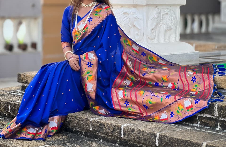 Mumbai Mood Sarees(Paithani Silk)