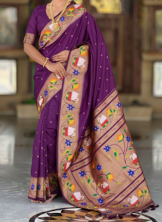 Mumbai Mood Sarees(Paithani Silk)