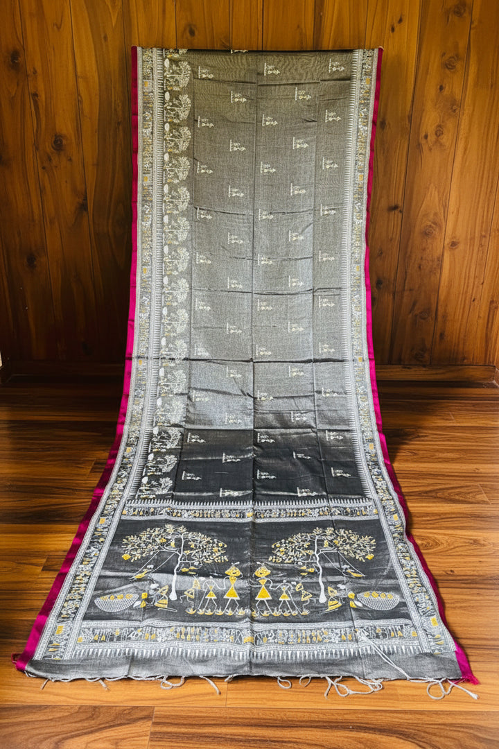 স্মৃতিচারণ (SmritiCharon )Tissue Cotton Saree