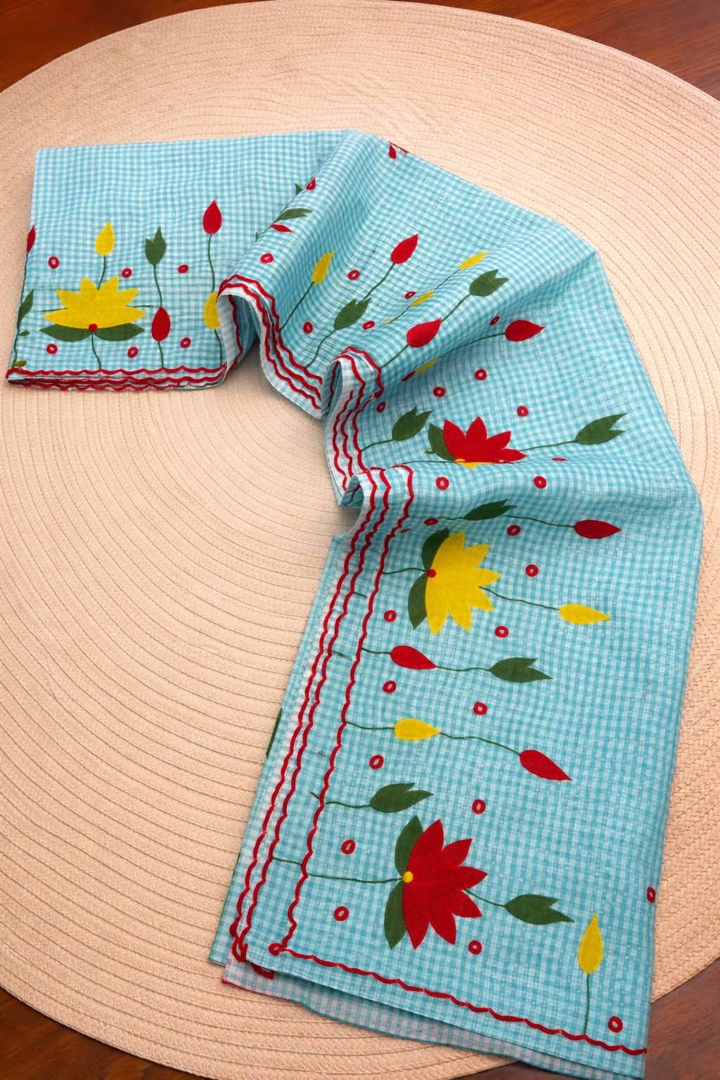 Padyo Pata Kota Applique Saree