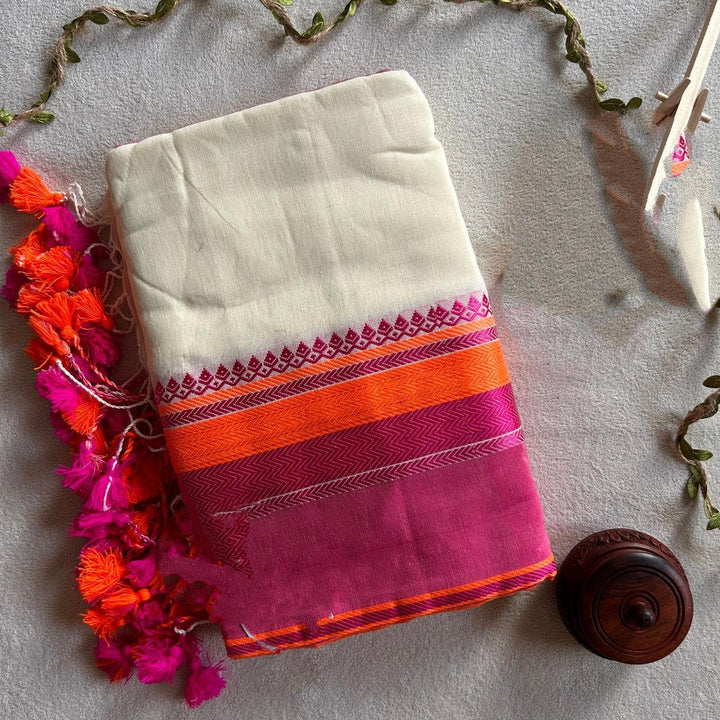 Snigdha Probha Dhaniyakhali Khadi Cotton Saree