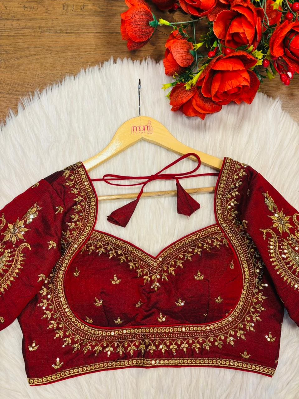 Madhuri Vichitra Silk Blouse