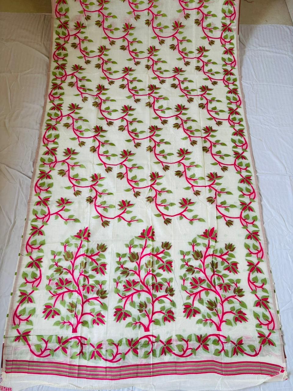 Kusumita (কুসুমিতা) Cotton Silk Saree