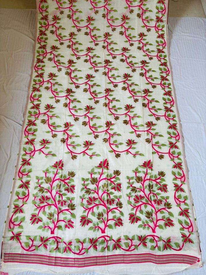 Kusumita (কুসুমিতা) Cotton Silk Saree