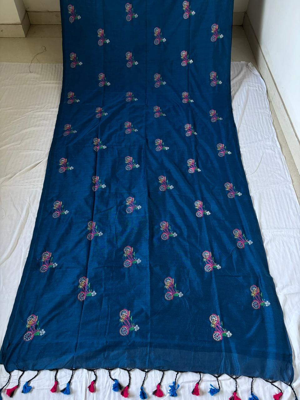 Spring Ride- Khadi Cotton Saree