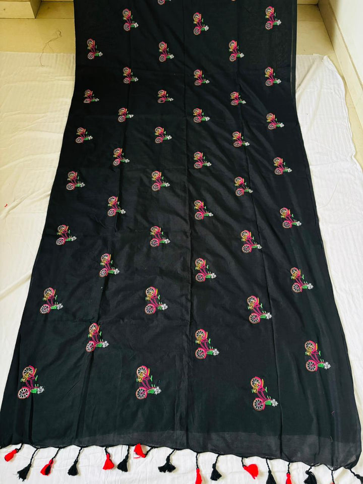 Spring Ride- Khadi Cotton Saree