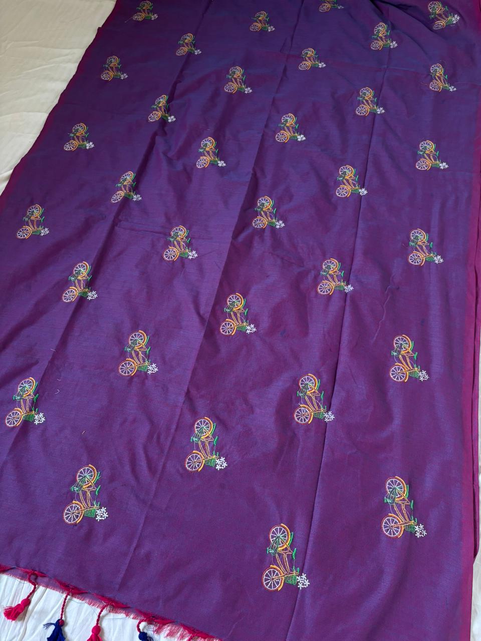 Spring Ride- Khadi Cotton Saree