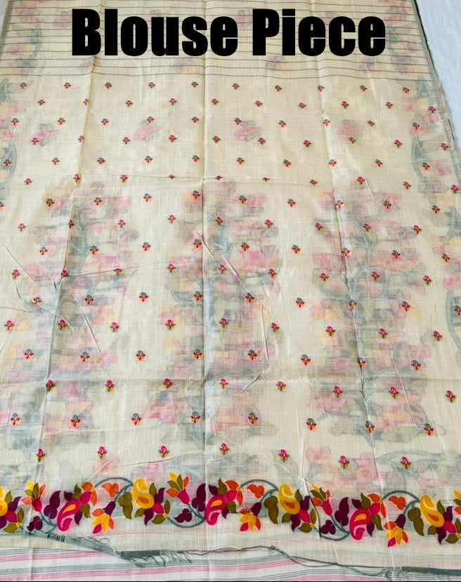 Rongoboti (রঙ্গবতী) Cotton Silk Saree