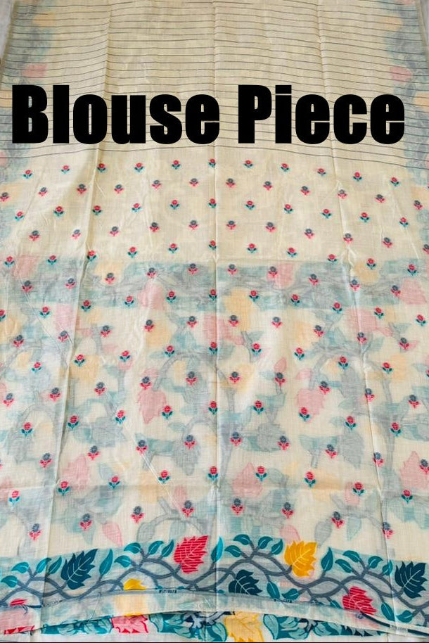Rongoboti (রঙ্গবতী) Cotton Silk Saree