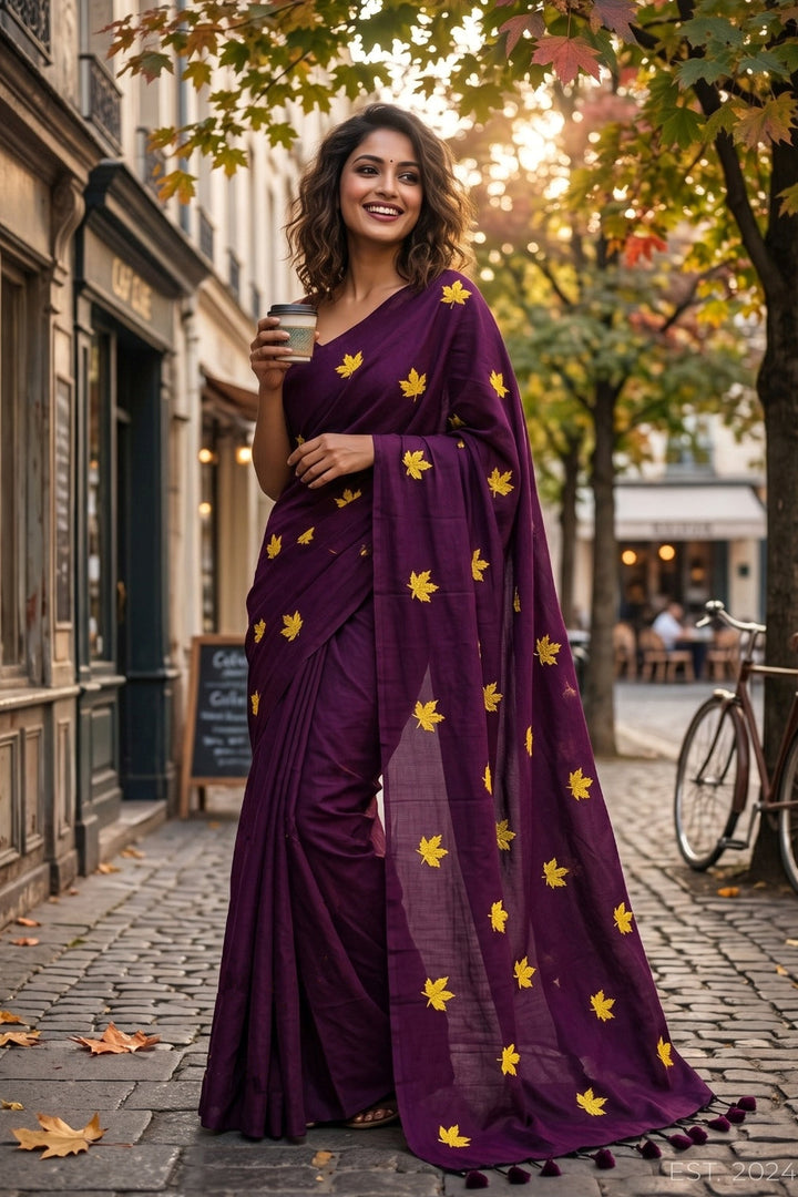 Khudse Mohabbat Khadi Cotton Saree