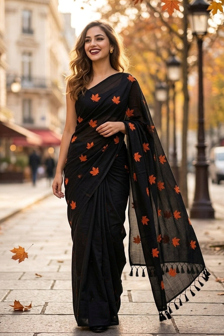 Khudse Mohabbat Khadi Cotton Saree