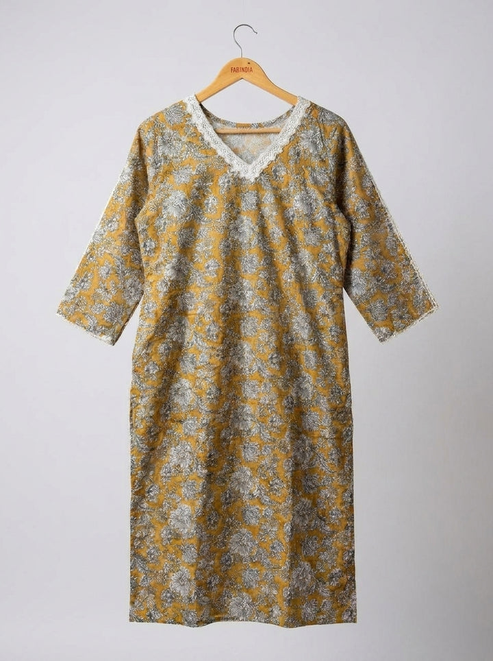 Shimmer Shrut Pure Cotton Kurti