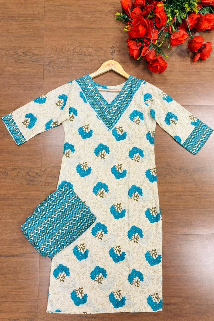 Diva Cotton  Kurti Set
