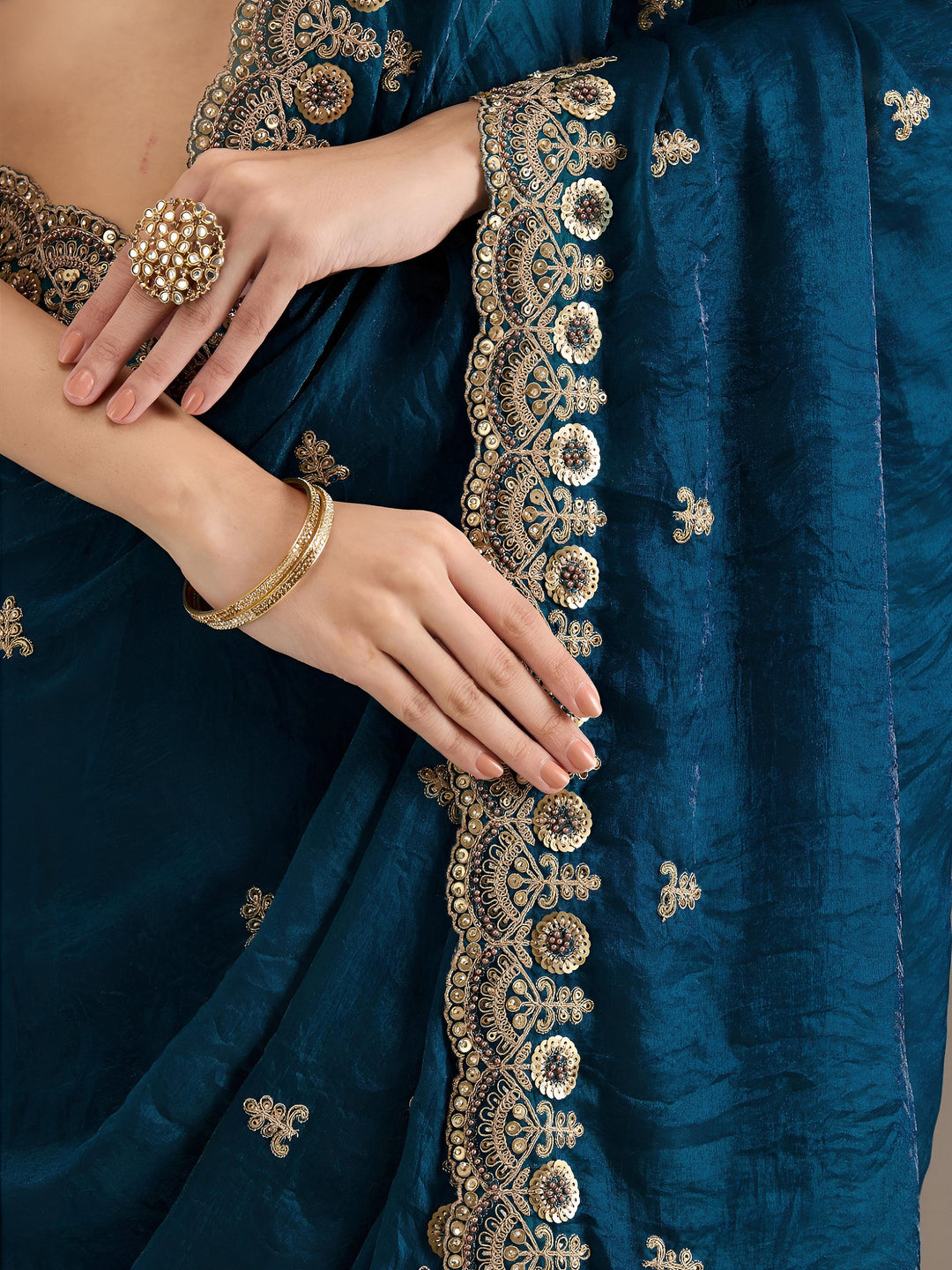 Draped in Dreams Tissue Silk Saree