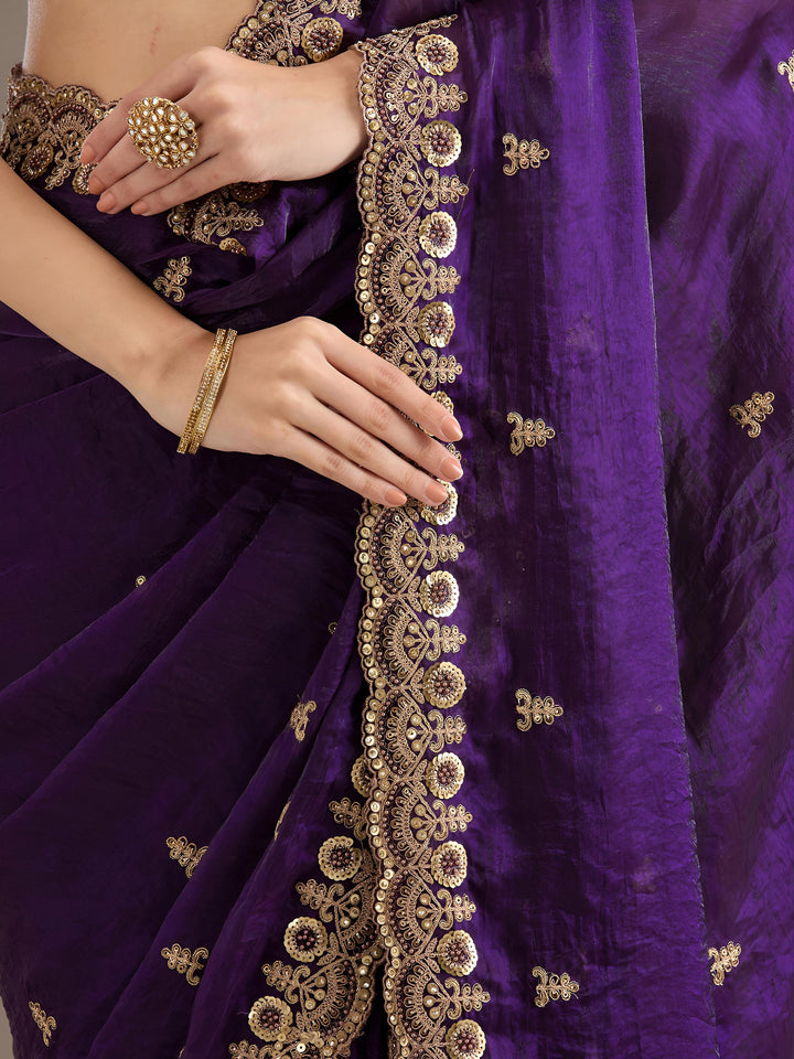 Draped in Dreams Tissue Silk Saree