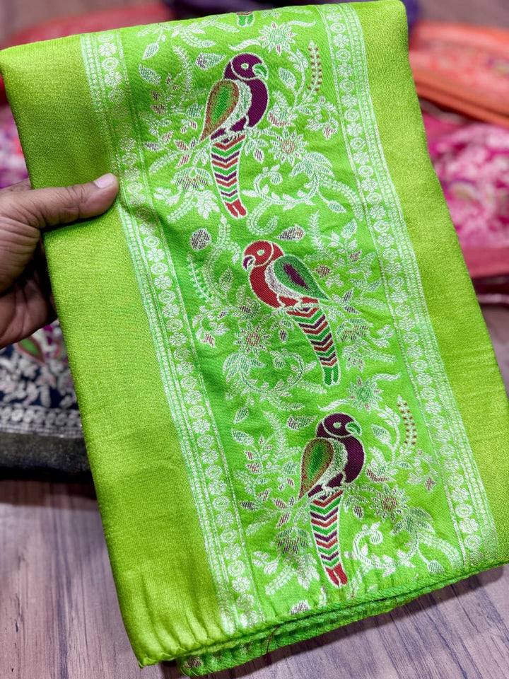 Golden Hour Fancy Silk Saree