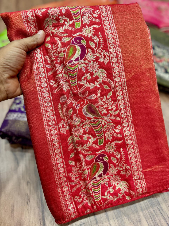 Golden Hour Fancy Silk Saree