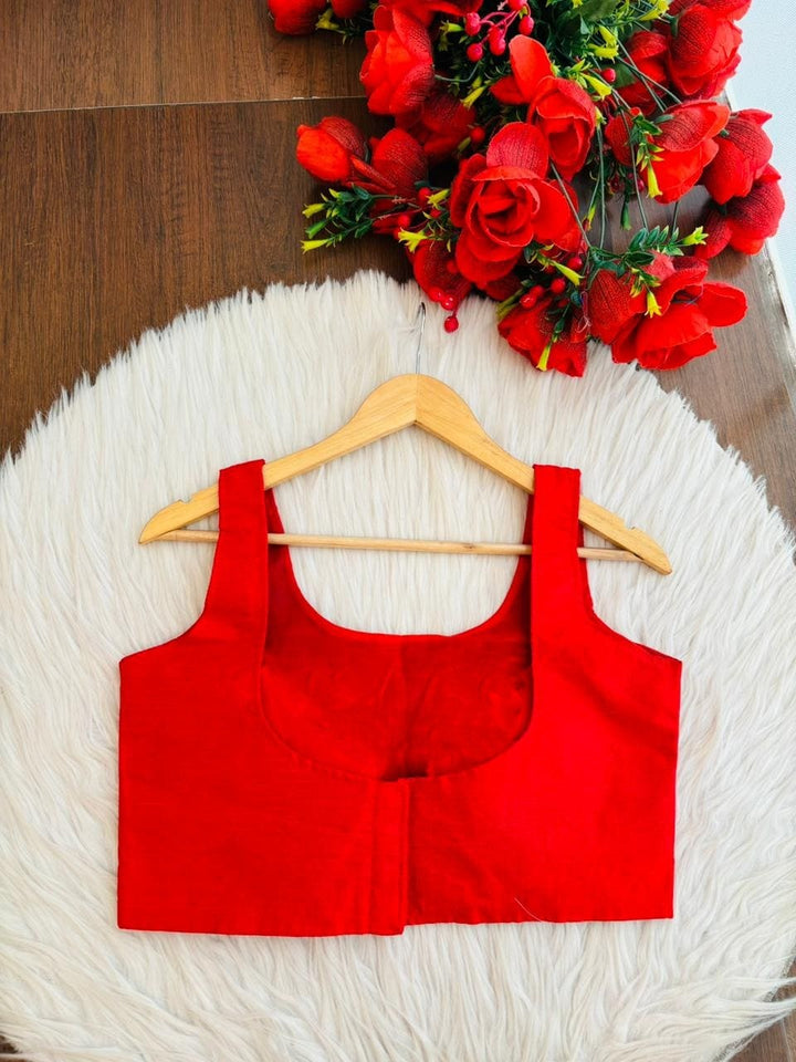 Scarlet Sovereign -  Solid Fancy Designer Blouse
