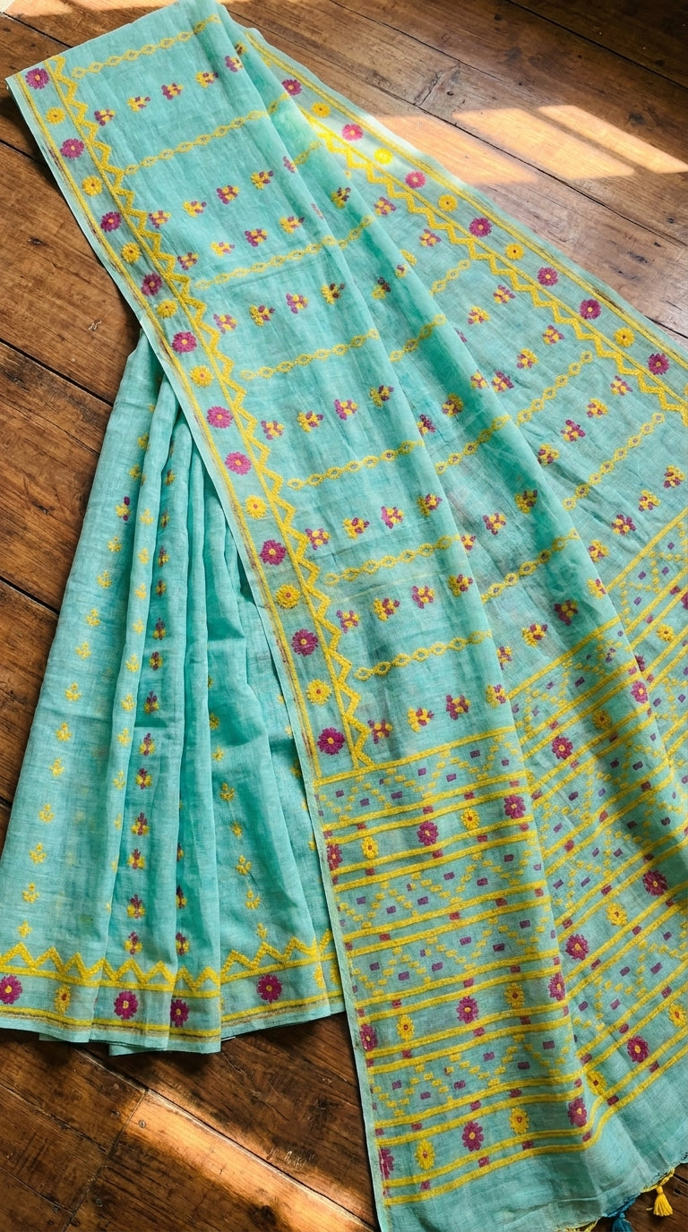 Nabanita Bengal Jamdani Saree