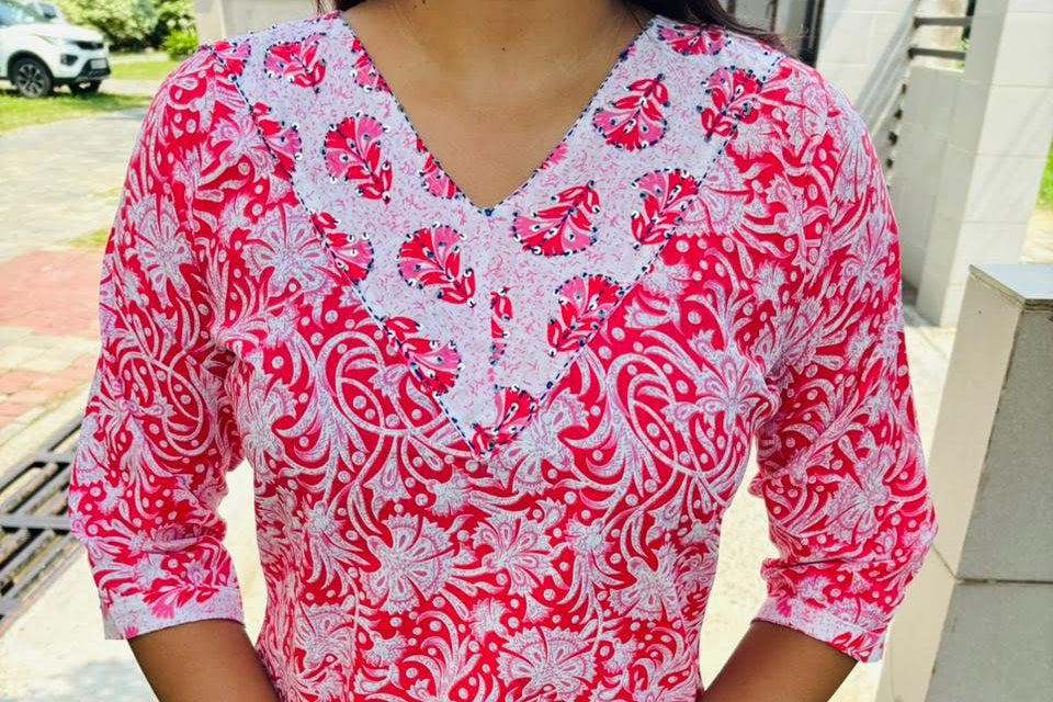 EthniCraze Cotton  Kurti Set