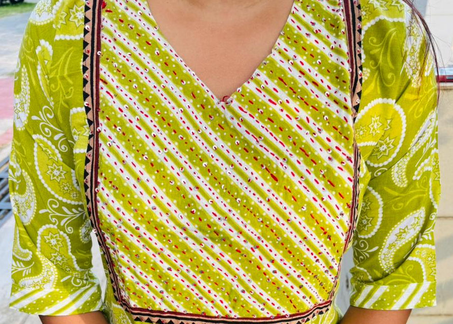 Cloud Kiss Cotton  Kurti Set