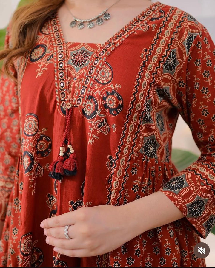 Dream Ethnic  Cotton Kurti Set