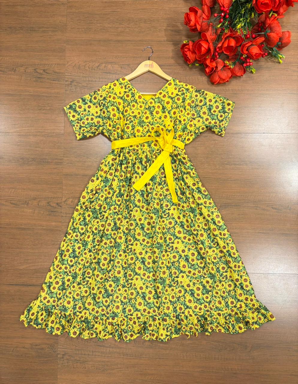 Sunflower Love Midi Dress