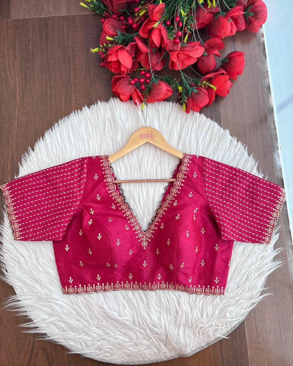 Pink Etherea - Designer Silk Blouse