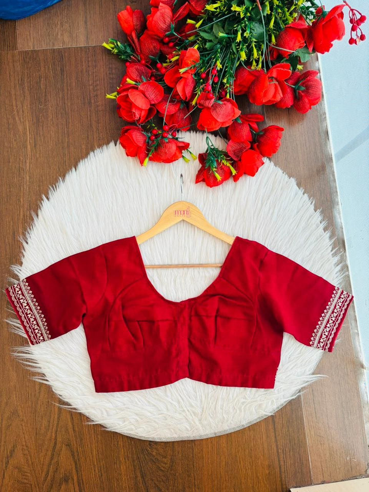 Kanak Madhuri Fancy Silk Blouse