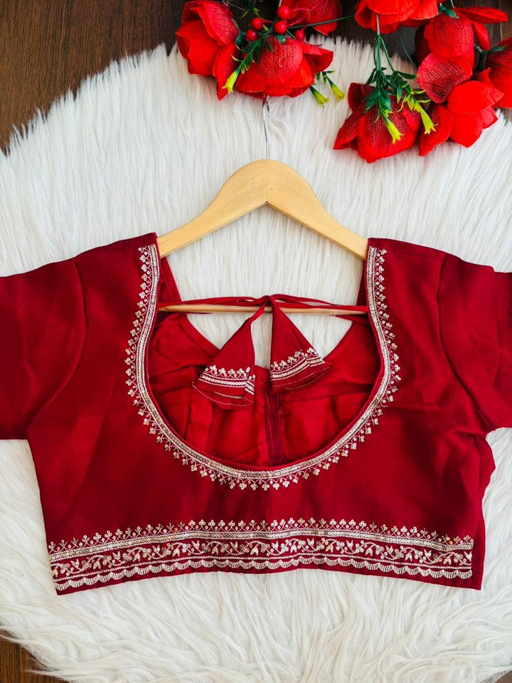 Kanak Madhuri Fancy Silk Blouse