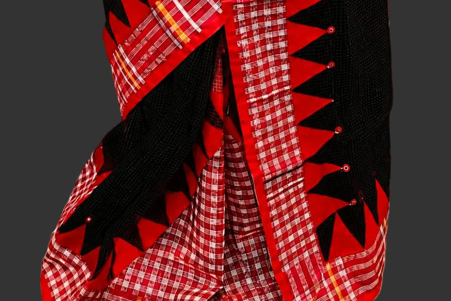 LokKatha Nakshi Temple Saree