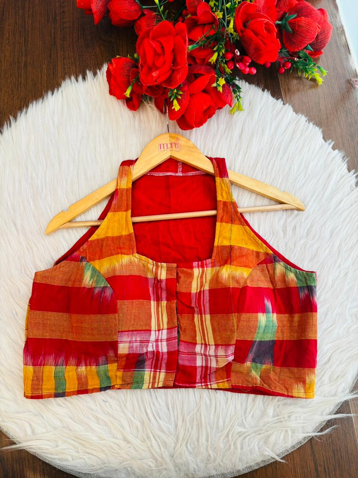 Summer Friendly Gamcha Blouse