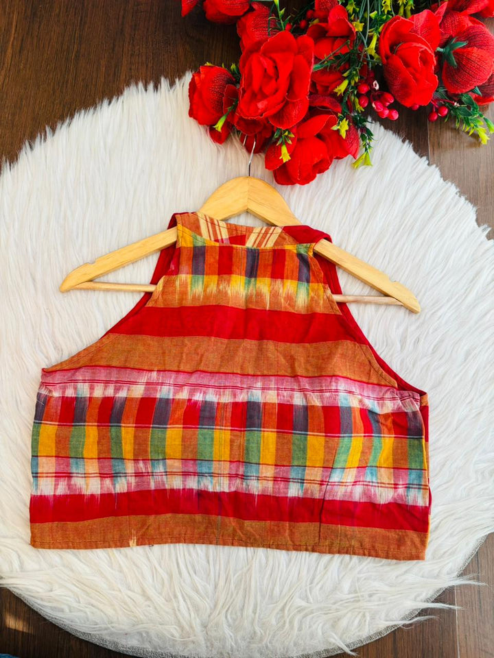Summer Friendly Gamcha Blouse