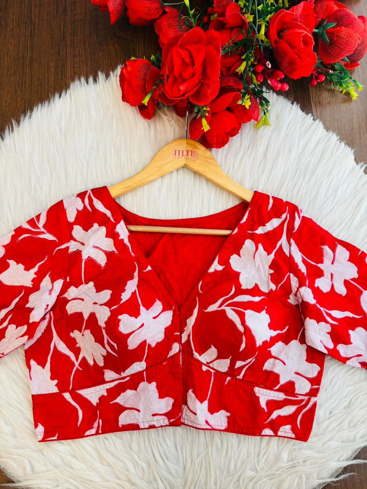 The Daily Petal Designer Cotton Blouse
