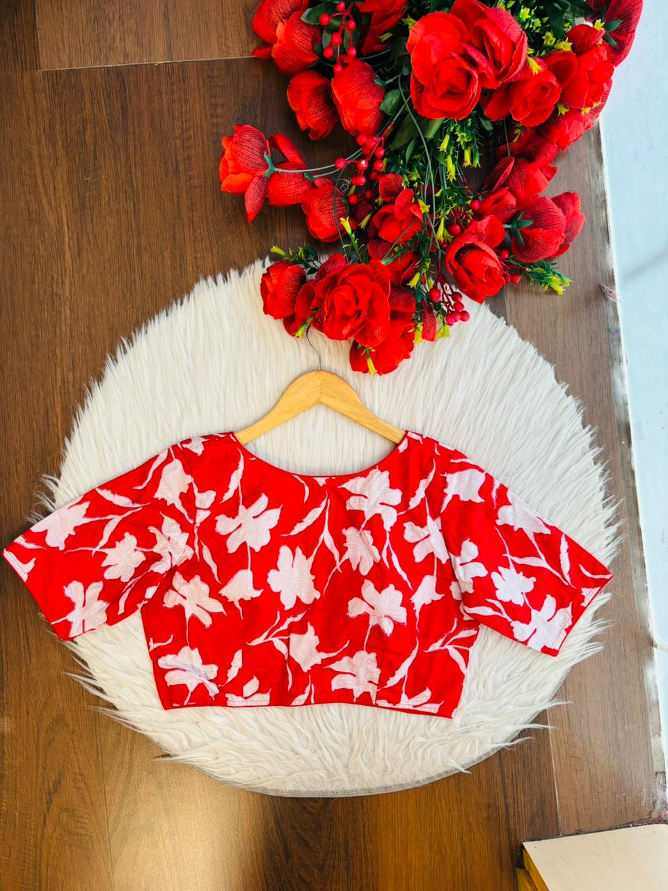 The Daily Petal Designer Cotton Blouse