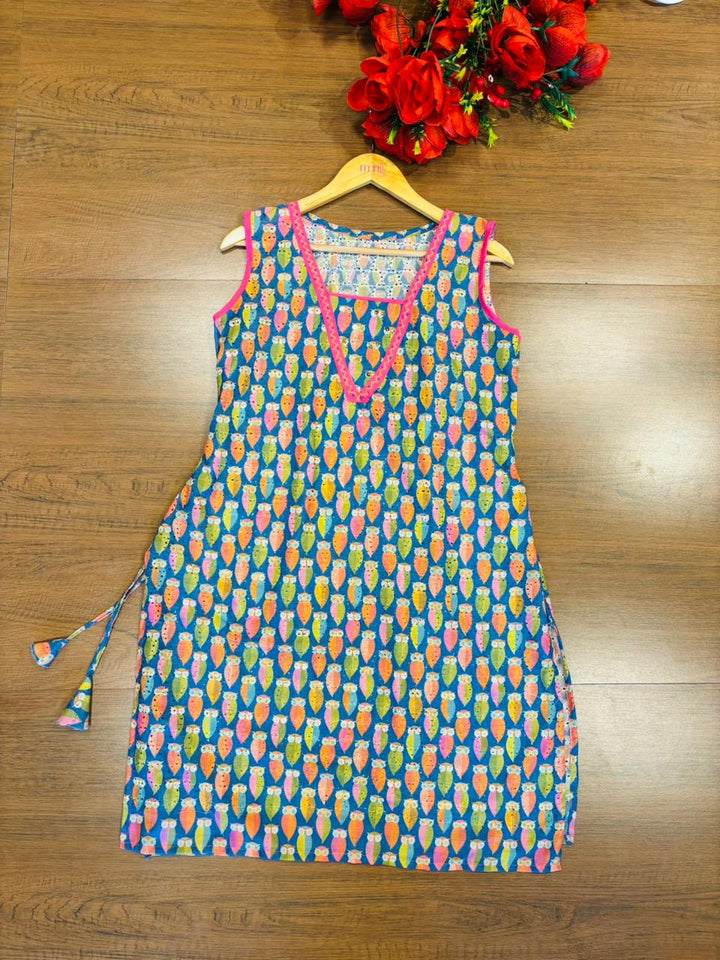 Fortune Favors-Cotton Kurti