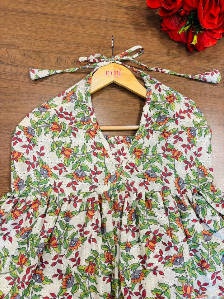 New Edition Halter Tie-Back Peplum Top