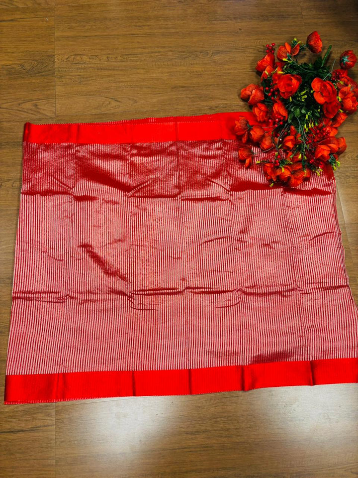 Stardust Eclipse Gold Tissue Banarasi Silk Saree