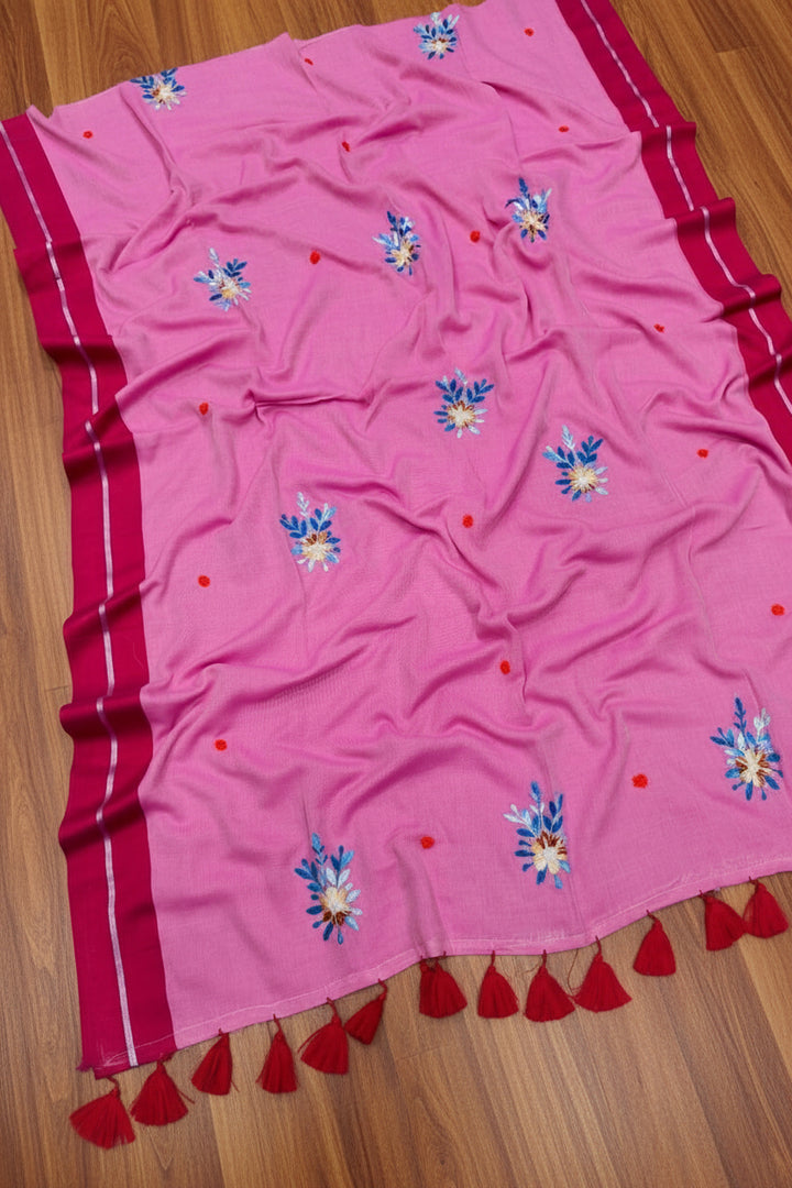 Jasmine Flora Cotton Saree