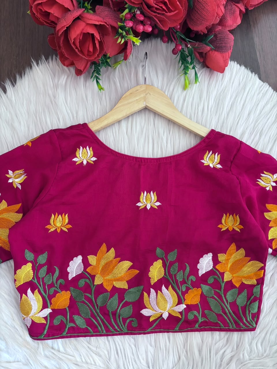 Lost in Lotus  -Designer Blouse