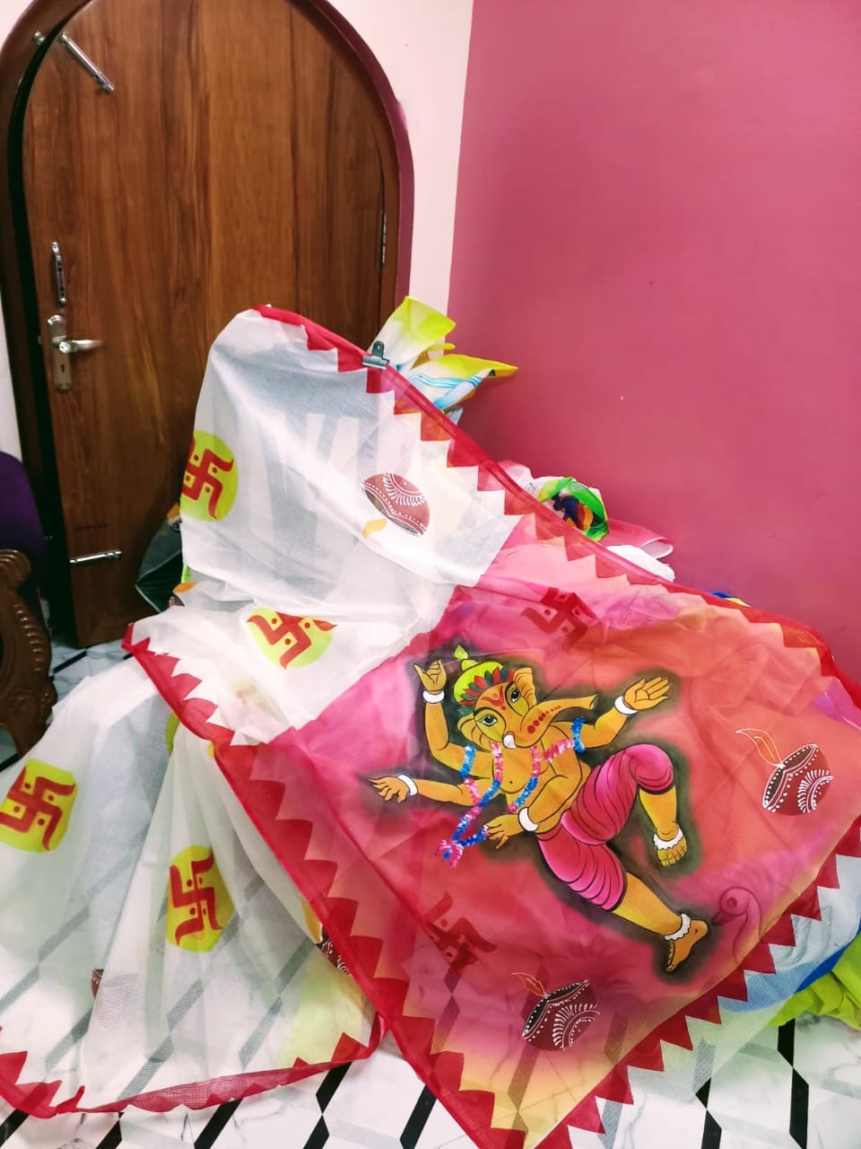 Transformation Hand Painted Kota Saree