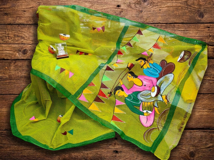 Transformation Hand Painted Kota Saree