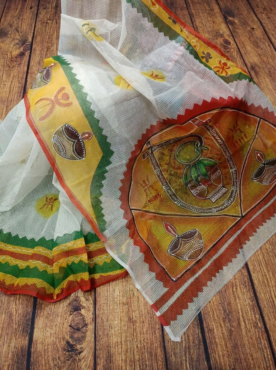 Transformation Hand Painted Kota Saree