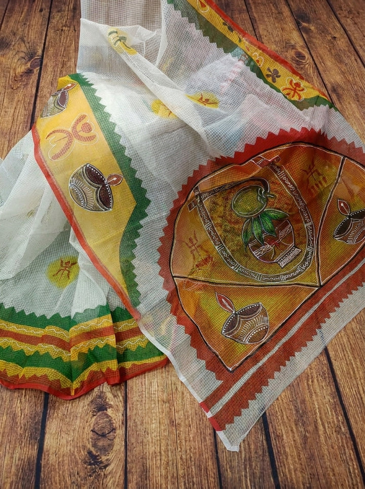 Transformation Hand Painted Kota Saree