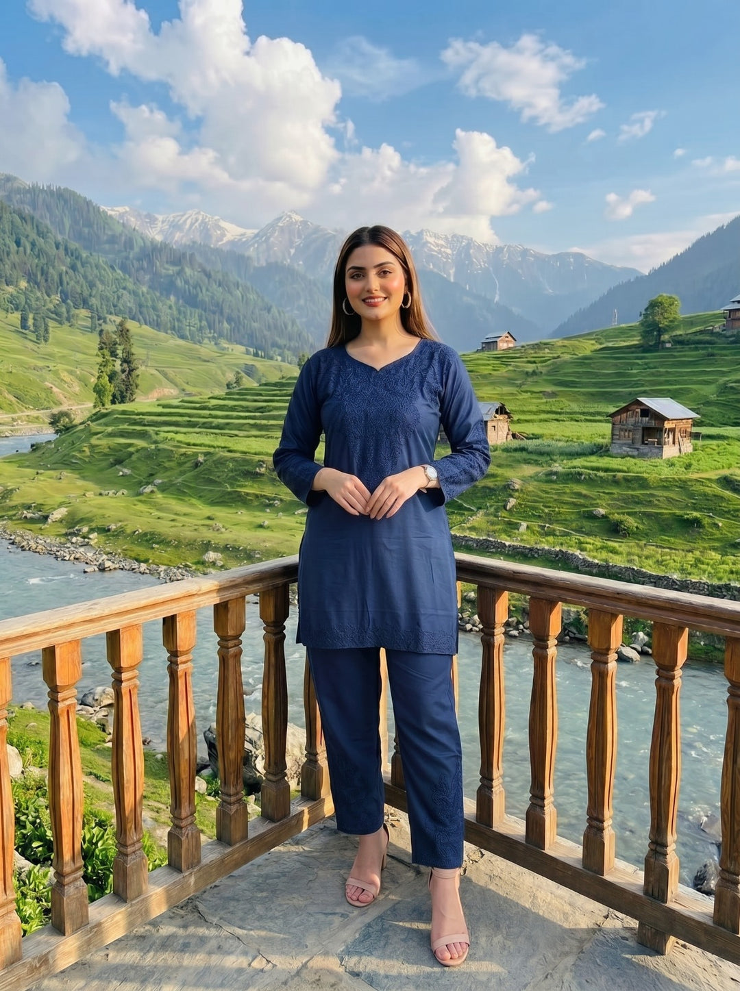 Magic of Kashmir - Special Kurti With Pant
