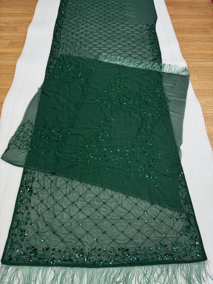 Star Night Story Georgette Saree